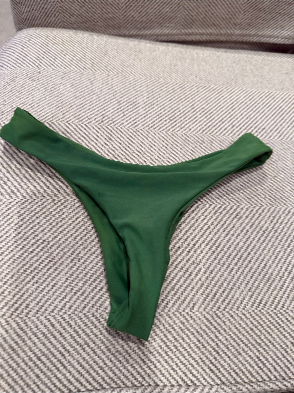 Source Unknown Deep Green High-Cut Bikini Bottom